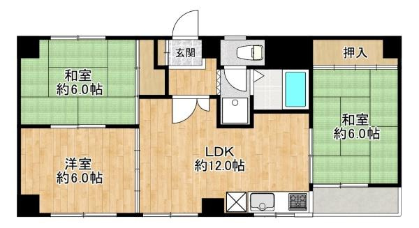 【間取り】 | カサベラ大蔵谷