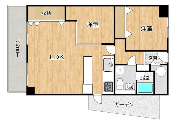 【間取り】 | カサベラ大蔵谷