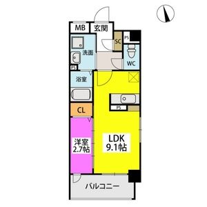 【間取り】 | グラン ソレイユ井尻駅前