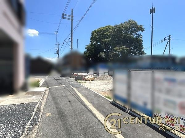 リーブルガーデン服部 ２号棟 ／新築一戸建の前面道路含む現地写真|■現地撮影写真■JR関西本線『法隆寺駅』徒歩１１分の便利な立地です！■