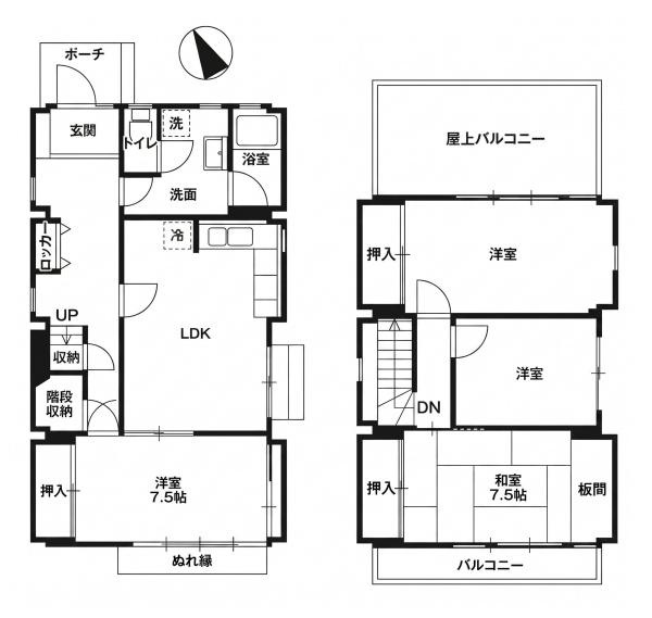 生駒郡平群町初香台４丁目　一戸建の間取り