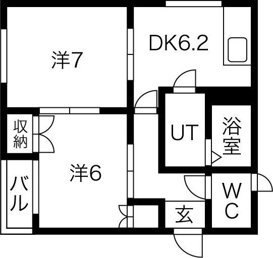 フェアリー 1番館の間取り