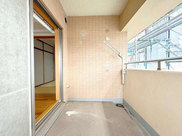 クレアコート三ツ境のバルコニー