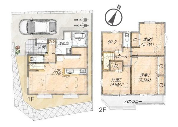 横浜市緑区北八朔町の新築一戸建