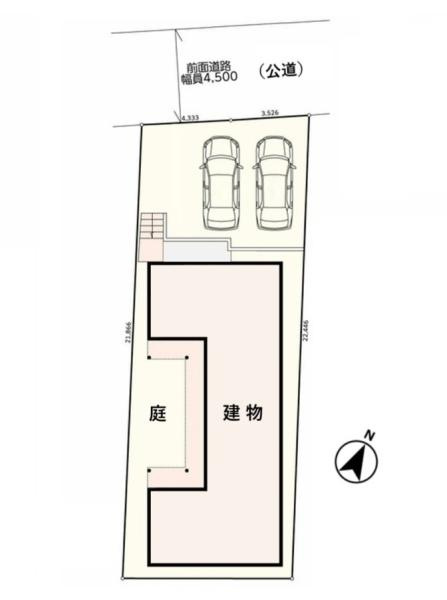 横浜市金沢区柳町の中古一戸建の区画図