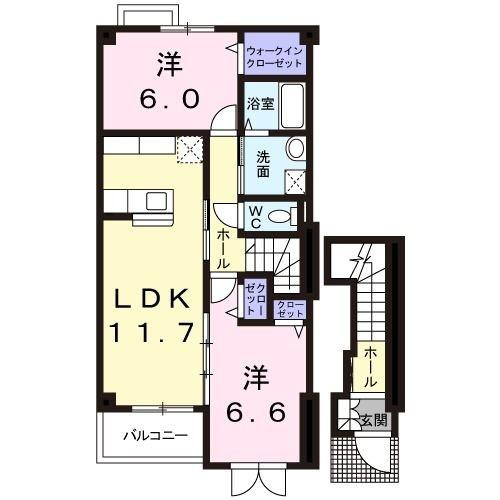 【間取り】 | プロムナードＢ