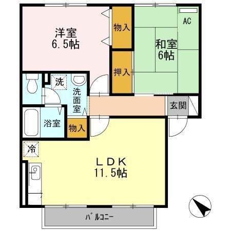 【間取り】 | ハイカムールアダチ