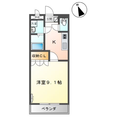 メゾン・ルミナスⅢの間取り