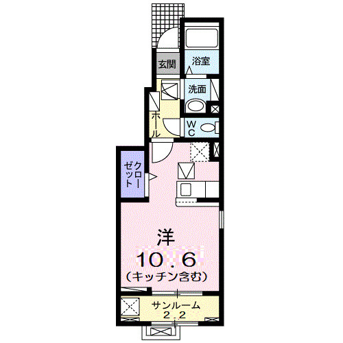 ニューバンブスⅤの間取り