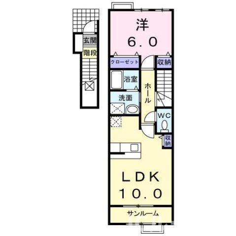 ソレアードⅢの間取り