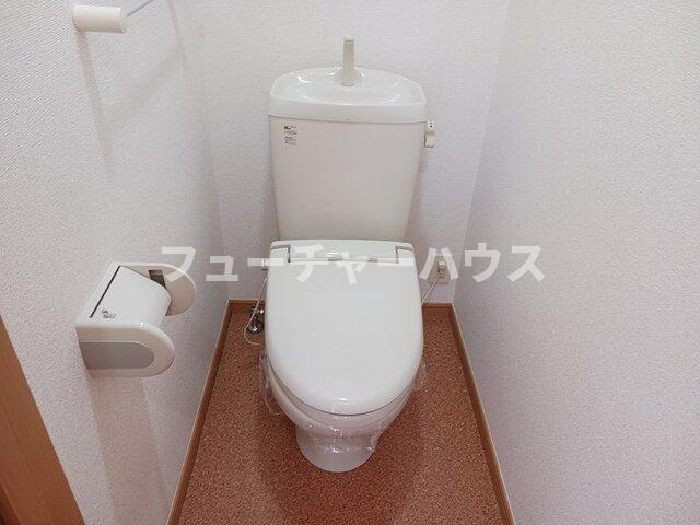エスポワールＢのトイレ|シンプルで使いやすいトイレです