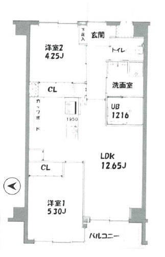 【間取り】 | ライオンズマンション西が丘