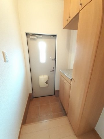 サンハウスヨシキＢの玄関