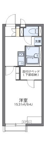 レオネクストスリムヒルズの間取り
