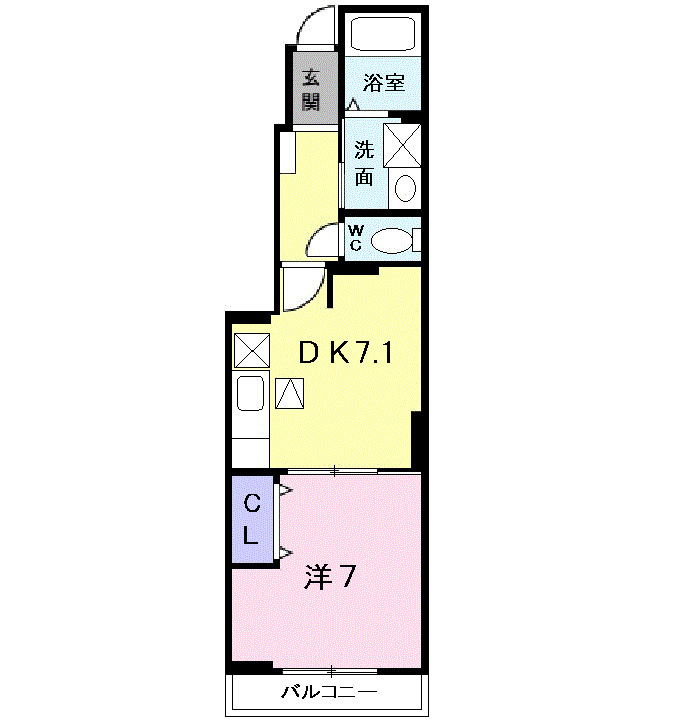 シーカンⅡの間取り
