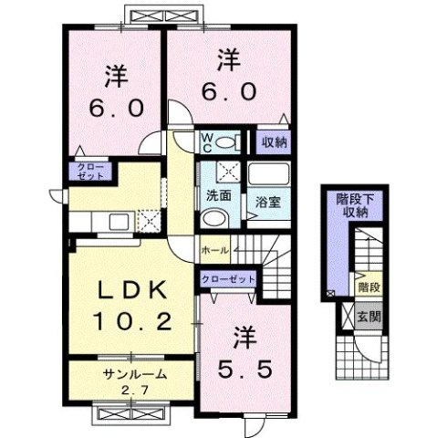 フォルス・ラーマ５の間取り