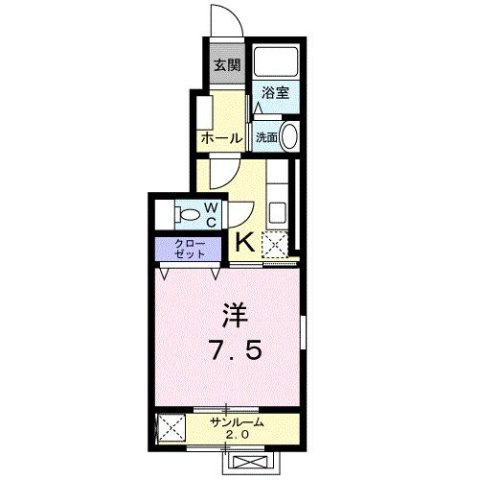 グラース　Ⅳの間取り
