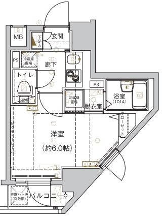 ハーモニーレジデンス御茶ノ水【おとり物件なし】#学生・社会人にオススメ！初期費用分割払いOK！の間取り