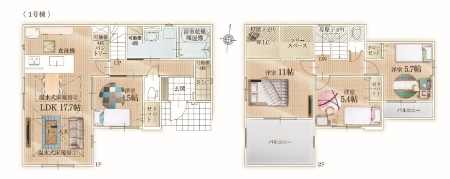 ★仲介手数料無料★瀬谷区東野新築戸建【4LDK＋駐車３台可能/土地面積約55坪/小中学校徒歩5分圏内】