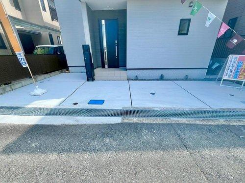 貝塚市脇浜４丁目戸建ての駐車場|駐車場です