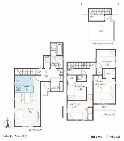 【横浜市戸塚区上矢部町2334全5棟新築戸建て】★仲介手数料無料★（上矢部小学校・岡津中学校）
