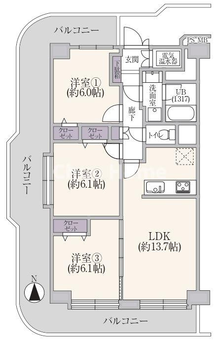 東陽町スカイハイツの間取り|南向き・3方角部屋住戸につきまして日当たり・通風・眺望良好。新規リノベーション施工が完了いたしましたのでいつでも内覧が可能です。安心のアフターサービス保証付きですのでご購入後も安心して暮らせます。