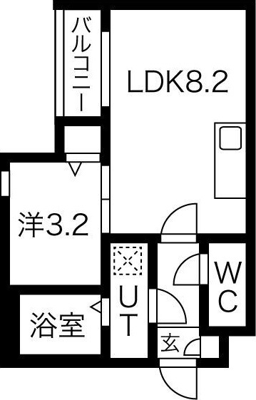 メイクスR元柴田公園の間取り