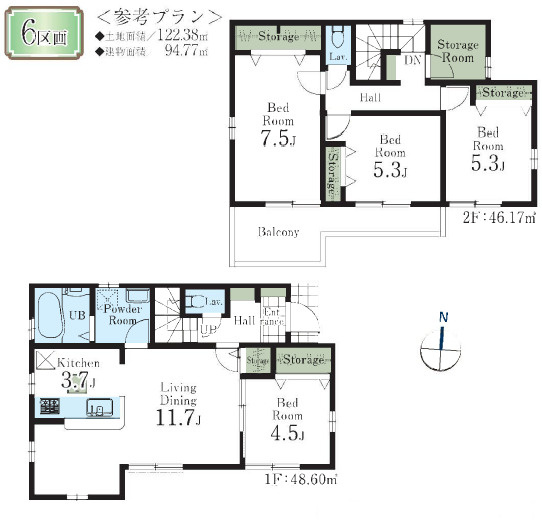 【参考プラン】 | 自然環境豊かで都心へのアクセスの良好の立地☆彡閑静エリアで叶える贅沢なご家族時間を楽しめる、そんな邸宅で建築なさいませんか？まずはお客様の夢をお聞かせください☆彡