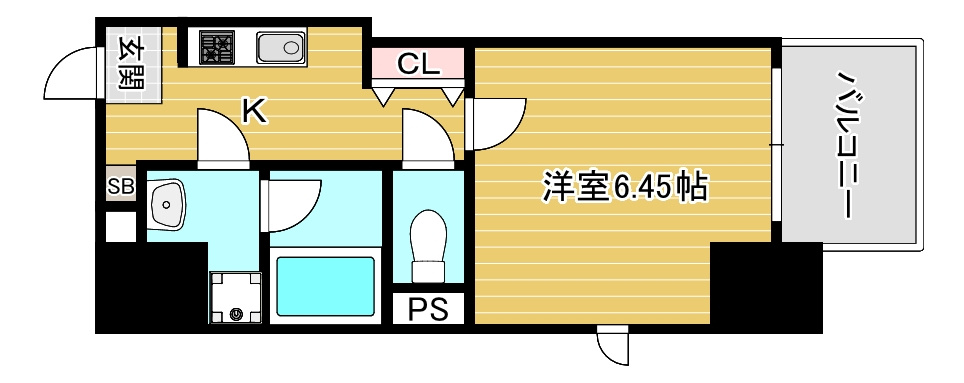 Luce　Kujonishiの間取り