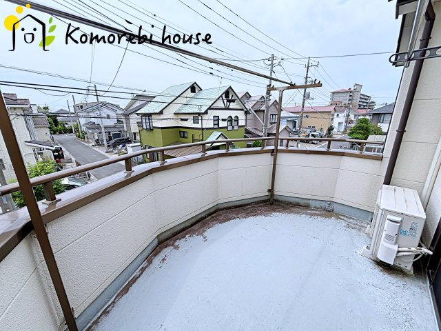 上尾市日の出一丁目　中古戸建てのバルコニー|26.7.13　撮影済み