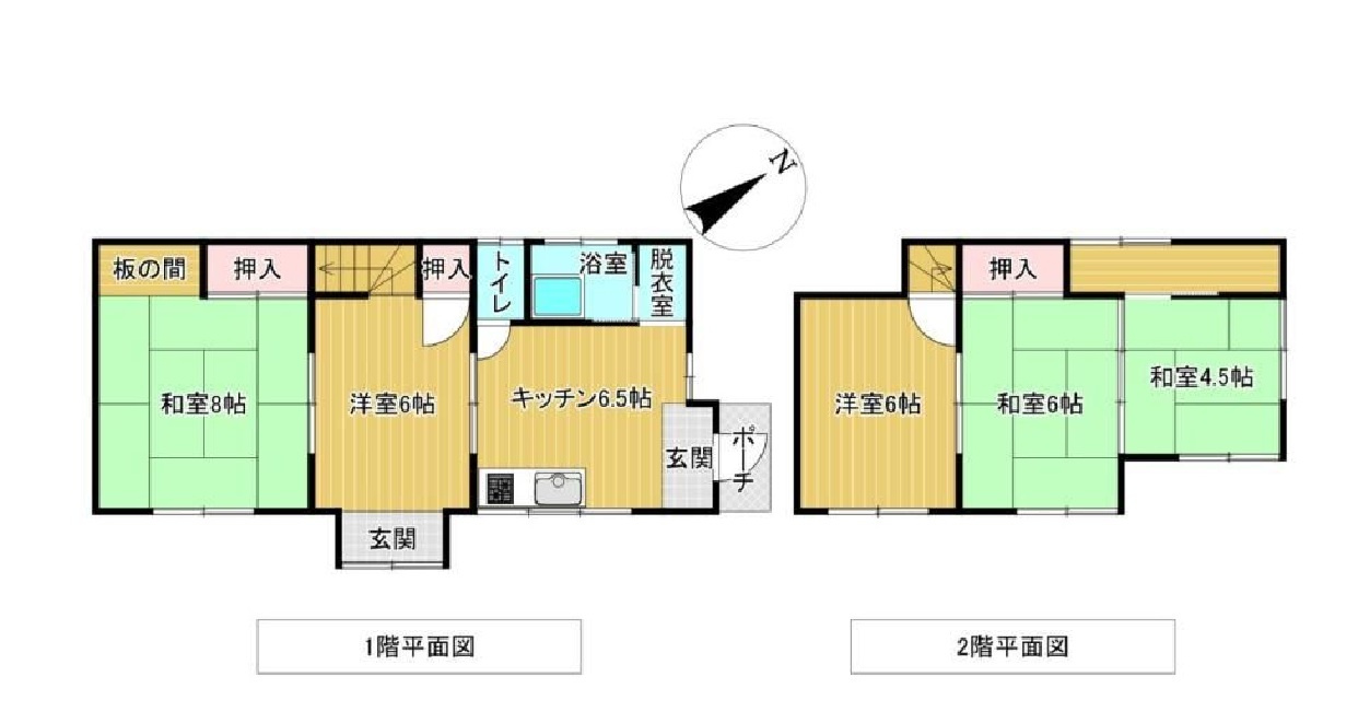 売戸建　栃木市藤岡町の間取り