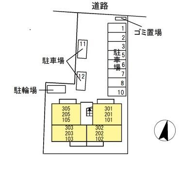 Cerisierの区画図