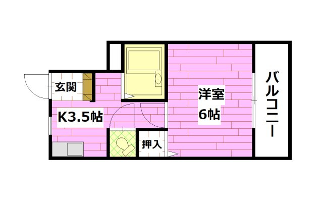 フルーレ矢野の間取り