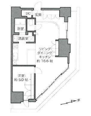 【間取り】 | 勝どきビュータワー