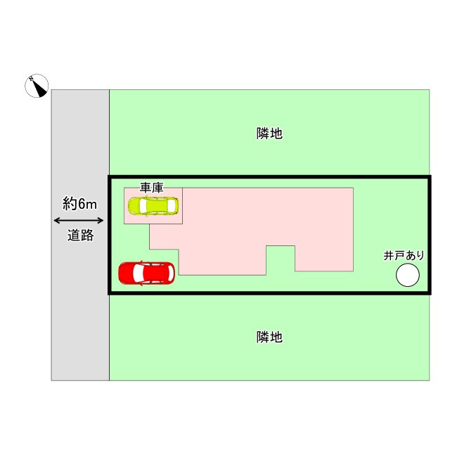 新庄市中道町2-12の区画図
