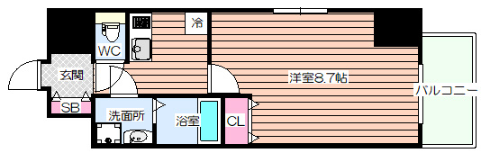 【間取り】 | ジュネーゼグラン弁天町