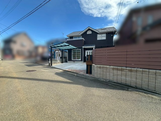 加古川市神野町石守の前面道路含む現地写真