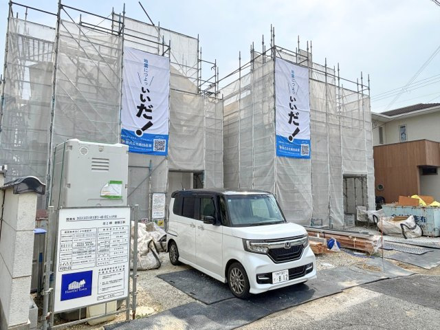 加古川市加古川町大野514番B号棟の外観|閑静な住宅街で車通りが少ないので、小さなお子様がいるご家庭にもおすすめです♪
