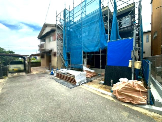 大久保町大窪の前面道路含む現地写真|車通りも少ないので、小さなお子様がいるご家庭にもおすすめです♪