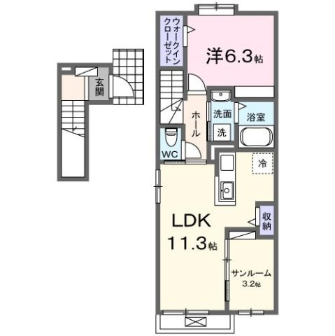 【間取り】 | リヴェール響