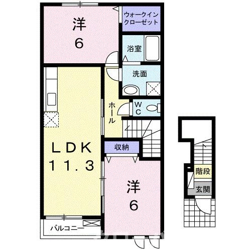 ヴィータフェリーチェⅢの間取り