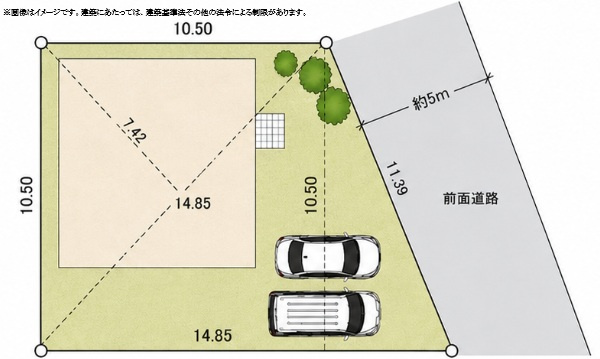 大久保町大窪の区画図|配置図(イメージ)