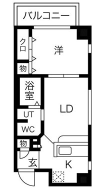 アドーラブル船場の間取り