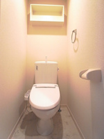 清潔感のあるトイレです