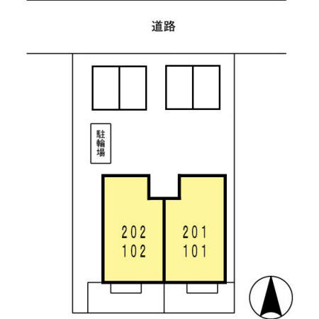 クレセールの区画図