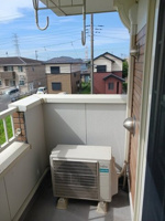 落ち着いた時間を過ごせるバルコニーです