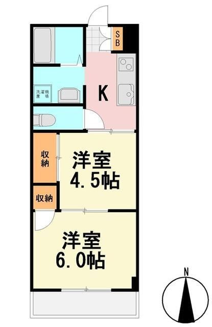 フローラルハイツの間取り