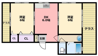 【間取り】 | メイプルコート若草