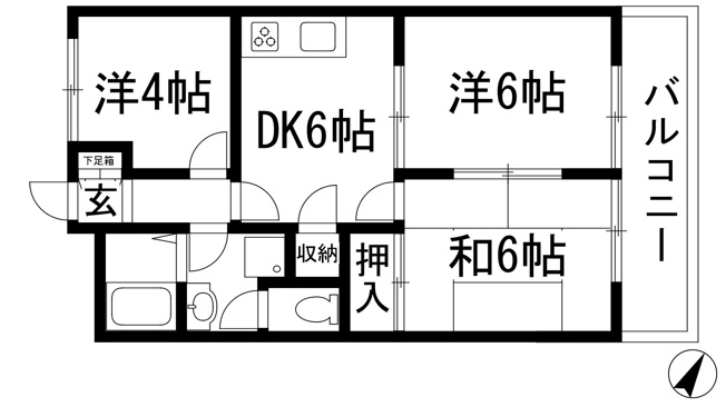 【間取り】 | メゾンタナカ