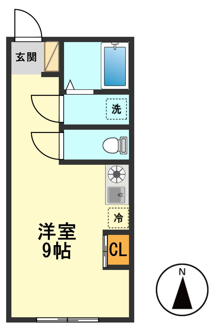 三家第1ビルの間取り